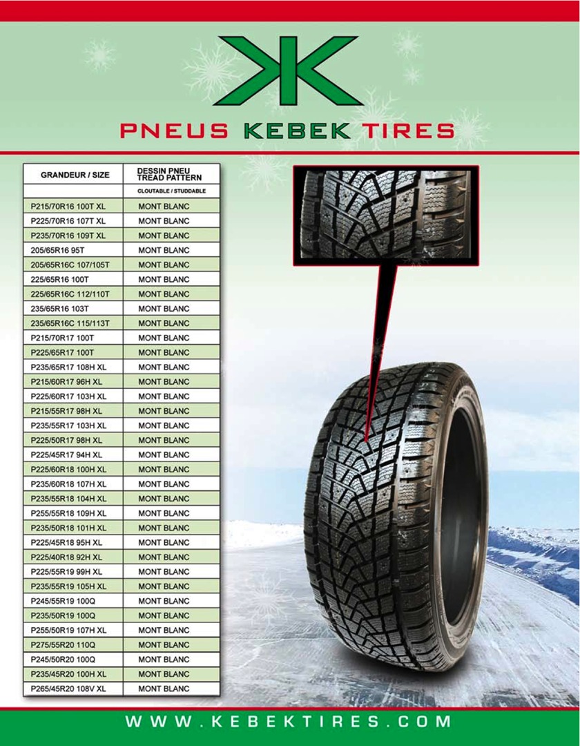 Kebek tire new arrivals