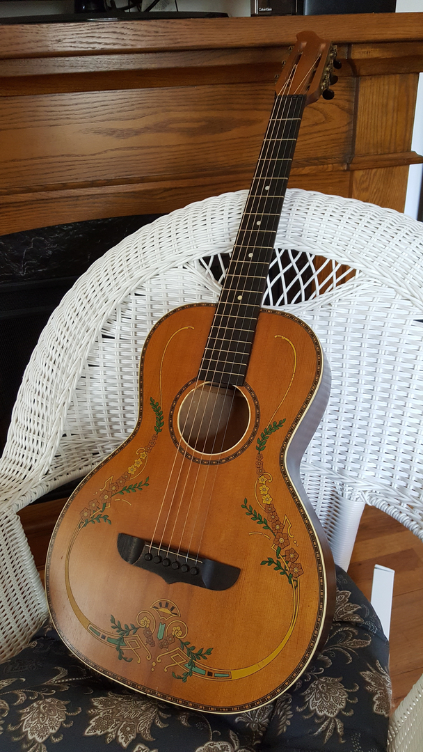 Stromberg Voisinet antique parlor guitar project