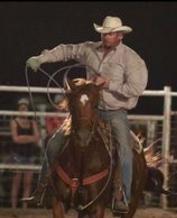 Colby roping when he has time