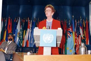 Lyal S. Sunga UN High Commissioner for Human Rights Mary Robinson 1998 Rome ICC Conference