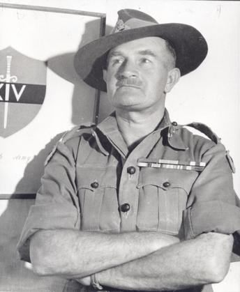 General Bill Slim commander of 14th Army in Burma during WW2