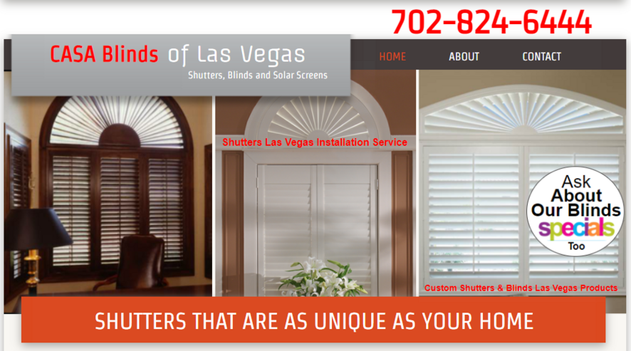 Shutters Las Vegas service by Sun Off Shutters of Las Vegas