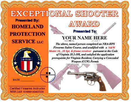 HPS Firearms Instructors will teach you how to shoot for your CCW