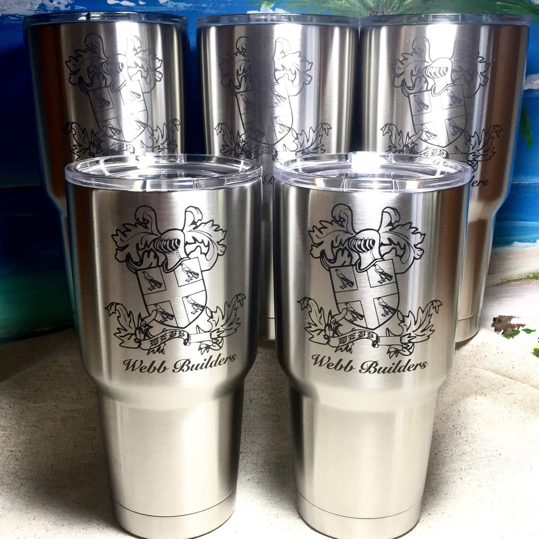 Naked Stainless Steel YETI etching - Finished Creations - LightBurn  Software Forum