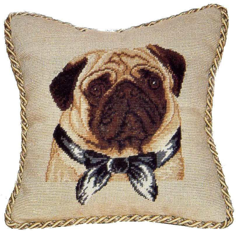 Hkh International Dog Needlepoint Dog Pillows