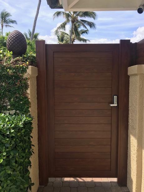 Island Style Gates, Aluminum gates Hawaii, Privacy Gates Oahu, Custom Gates Oahu,
