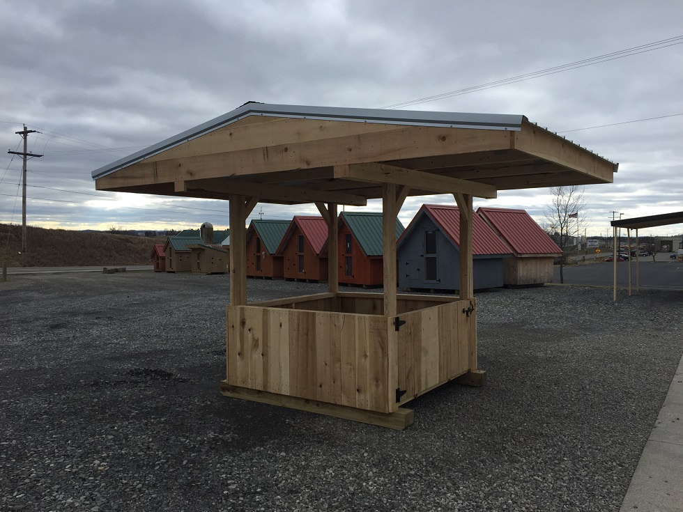 Outdoor Hay Feeders