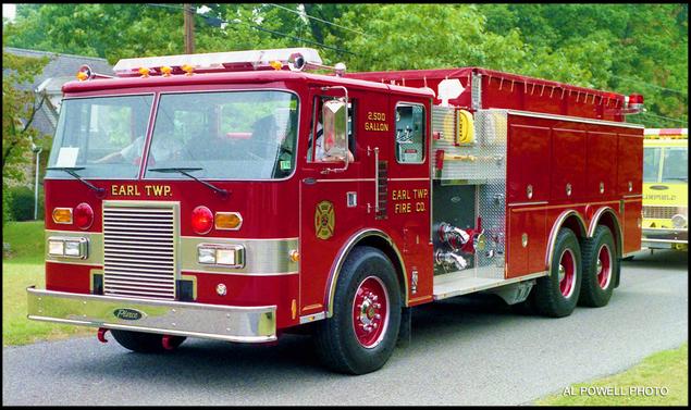 N Scale 1994 Red Pierce Fire Pumper Truck #3 