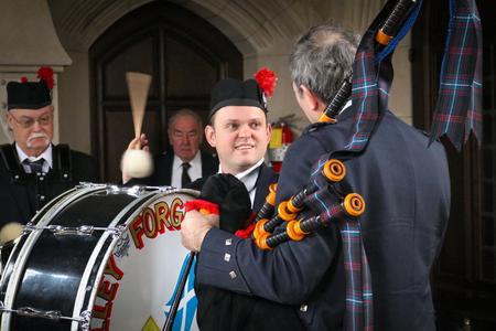 Learning to Play Bagpipes or Drums