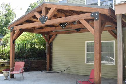 10x20 timber frame pavilion