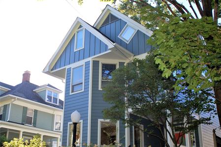 Hardie Siding Boothbay Blue Chevy Chase, MD