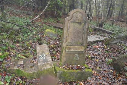 Jehudah and Cipporah Mansbach Gravestones