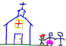 Kid Drawing of a Chruch Building