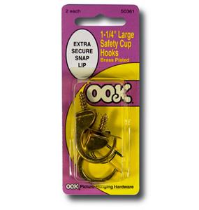 Ook 50204 Small Brass Plated Ring Picture Hanger