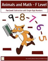 Preschool & K eBook 'Animal and Math' series #6: Subtraction with Single-Digit Numbers.