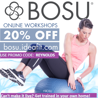 BOSU Online Workshops Erik Reynolds Fitness Education Certification