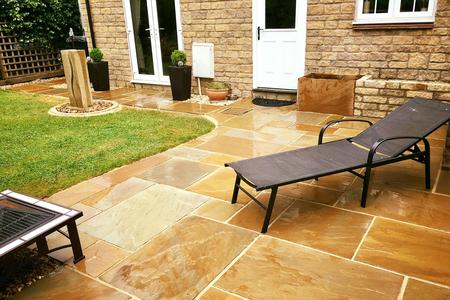 Indian sandstone patio in Frome