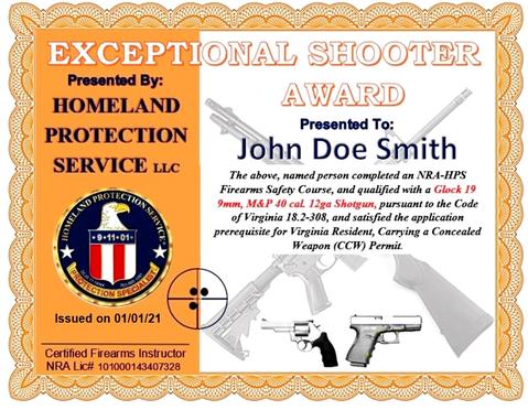 HPS Teaches Concealed Carry Classes