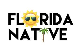 Florida, Floridian, Native, Native Floridian, Florida Souvenirs, MiaMoon Designs, Florida gifts, Florida stickers, Florida tshirts, Lissette Rozenblat
