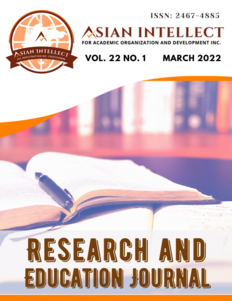 Research and Education Journal Vol 22 No 1 March 2022