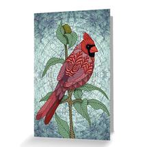 virginia cardinal greeting card