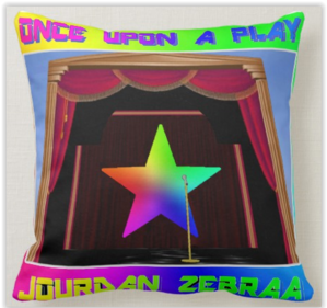 Once Upon A Play Famous MixTape Pillow 16"x16"