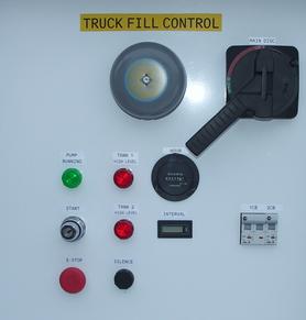 Pump station electrical panel