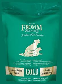 FROMM Large Breed Adult Gold Premium dry Dog Food Comes in 33, 15 and 5 pounds bags