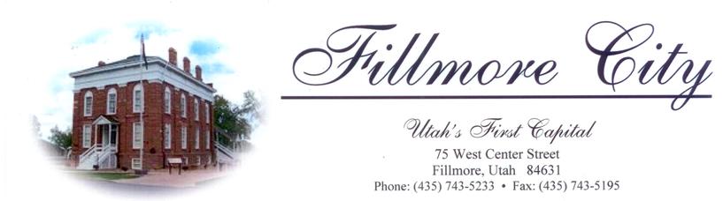 Fillmore City Web Site