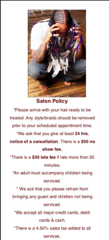 Services Locks Of Nu Natural Hair Spa