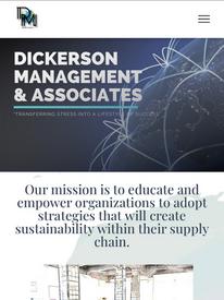 Dickerson Management & Associates image of website homepage