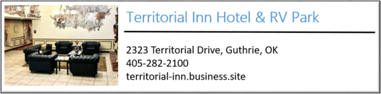 Go to Territorial Inn