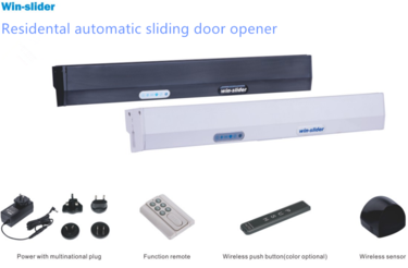 Residental automatic sliding door opener