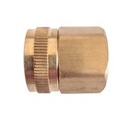 BRASS 3/4-IN X 3/4-IN THREADED FEMALE HOSE X FIP UNION FITTING SWIVEL ADAPTOR