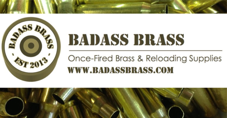 Once Fired Brass For Sale - Badass Brass