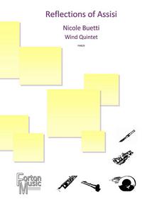 Reflections of Assisi for woodwind quintet sheet music available here