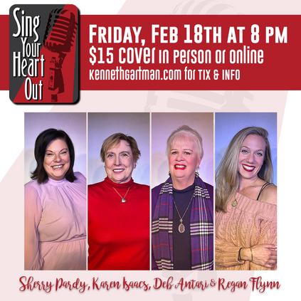 Sherry Pardy, Karen Isaacs, Deb Antari and Regan Flynn in "Sing Your Heart Out"