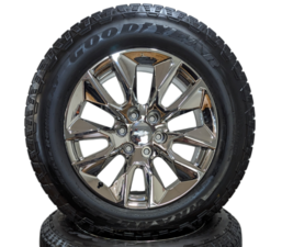 Chevy 6 20 RST Grey Machined Rims Only