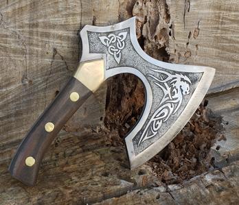 Broad Axe Kitchen Chopper perfect for the 9-5 working Viking. Free step by step DIY instructions. www.DIYeasycrafts.com