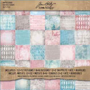 Tim Holtz Idea-Ology Paper Stash: Dapper - 040861932607