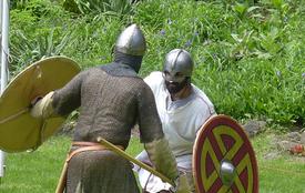 Viking battle demonstration