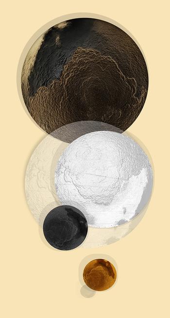 Dead Planet Drawings and Paintings by Dawn DeDeaux created in 2014