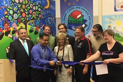 Foster Road Elementary Reading room Dedication