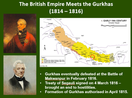 The British Empire meets the Gurkhas for the first time