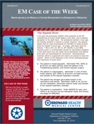 1215 -1 Decompression Illness in Scuba Divers (written by Logan Huff, MSIV)