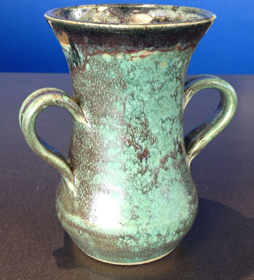 Pottery of Christopher Karg, moldsforplasterbats, kick wheel, fire