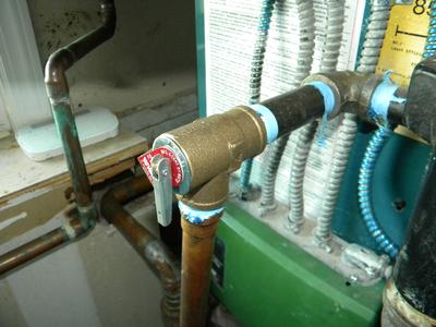 Boiler over pressure relief valve repair. www.DIYeasycrafts.com