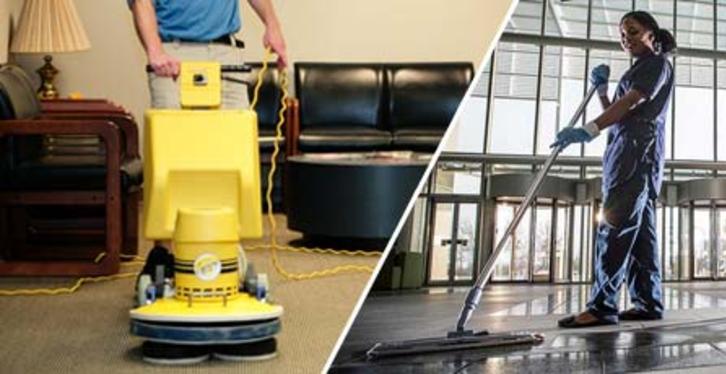 Professional Commercial Building Cleaning Service Building Floor