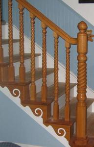 Twist stair balusters