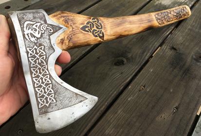 authentic viking battle axe